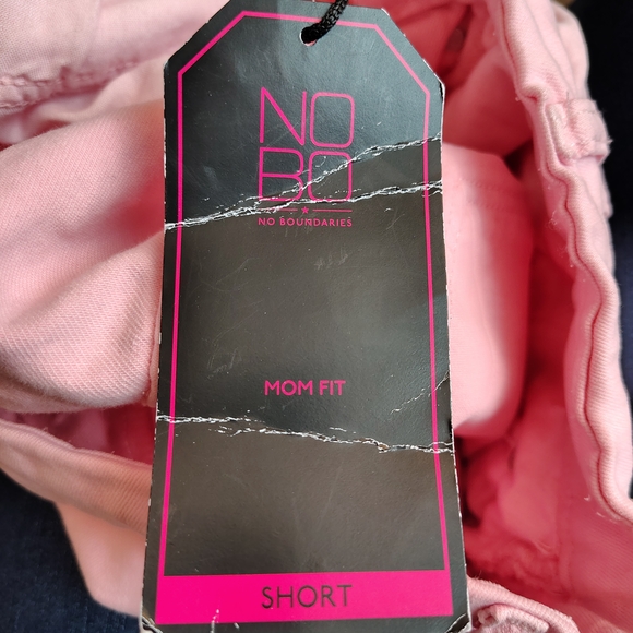 Pink Denim Women Shorts - Picture 8 of 9